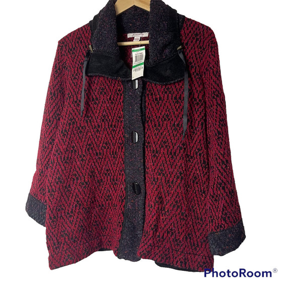 NWT JM Collection Women's Cardigan Sweater Size Large - Picture 1 of 10